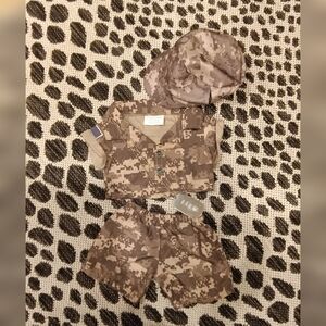 Build-A-Bear Camo Outfit with Hat